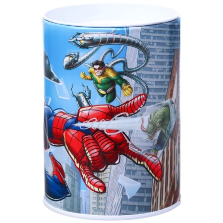 Spider-Man piggy bank, 7.5x7.5x10.5 cm-3