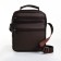 Male bag on lightning, long belt, brown color