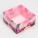 Box for confectionery products with PVC “Magic around” 11.5 x 11.5 x 6 cm
