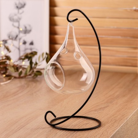 Florarium "Pear" on the suspension, 23x15x9 cm-1