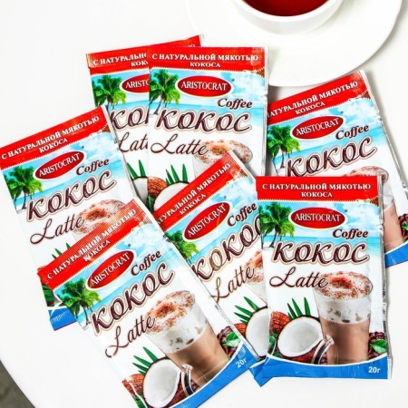 Soluble coffee drink Latte Coconut "Aristocrat" 10*20g-2