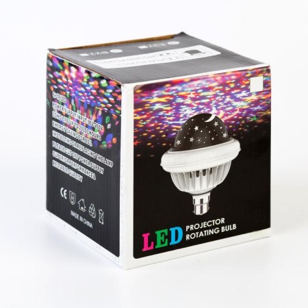Light device "Around the sphere" 12 cm, E27, speaker, remote control, glow RGB-10