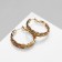 Earrings Metal "Bohemia" flash mah, color gold