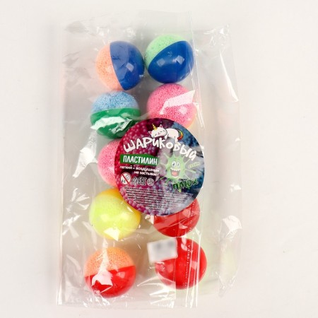 Ball plasticine 5 colors, 50 ml-5