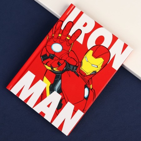 Notepad A6, 40 sheets in a solid cover, iron man, Avengers-4
