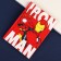 Notepad A6, 40 sheets in a solid cover, iron man, Avengers