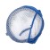 Folding basket from the Fresh Code, 36x36x58 cm, blue color