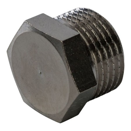 Stout SFT-0025-000038, 3/8 ", outdoor thread, nickelled brass-2