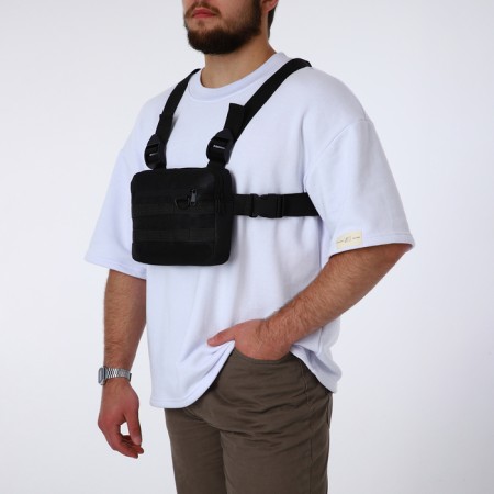 Babberry bag with lightning, external pocket, black color-12