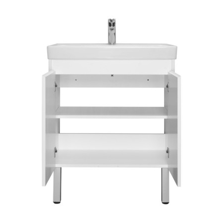 Tumbling under the Aquaton Skandon Doors, 70 cm, white gloss color, white matte-5
