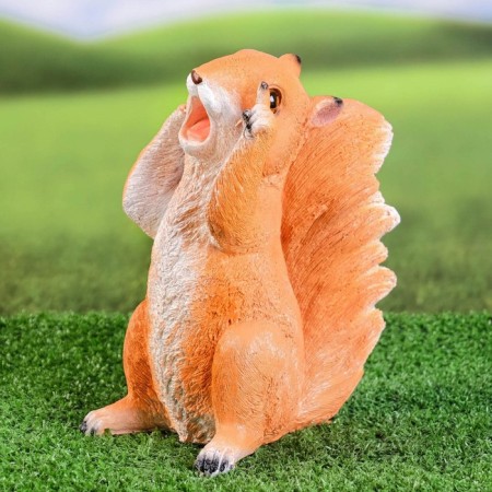 Garden figure "Square Squirrel" 20x15cm-3