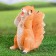 Garden figure "Square Squirrel" 20x15cm