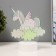 Lamp "Unicorn" LED 3000K USB/from batteries 3haa white 16.3x9x23 cm