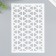 Plastic stencil "Geometry" 24x16 cm