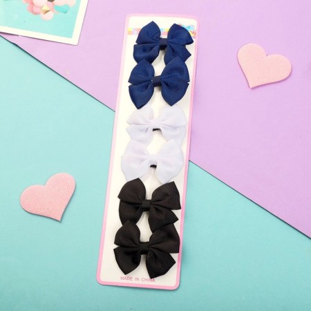 Hair clip "Bow" classics, 5.5 cm, mix-2