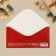 Money envelope "Happy New Year", Christmas tree decorations, 16.5 x 8 cm, New Year