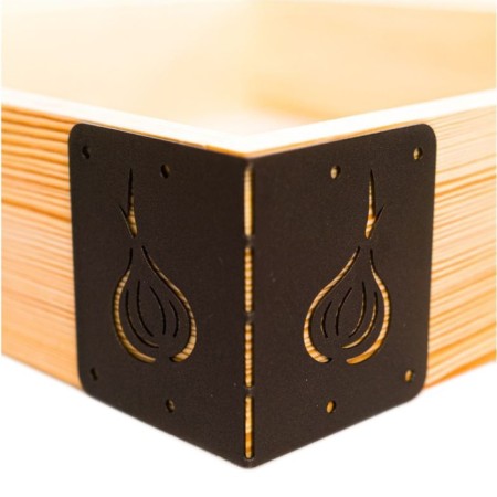 801-029br Corner Corner for onions 801-029BR 8.8x8.8x10 cm-2