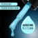 Gel nail polish "Glow in the Dark", 3-phase, 8 ml, LED/UV, fluorescent, turquoise-blue color (15)