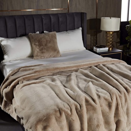Sofi de Marko "Richard" plaid, size 210x230 cm, cream color-1