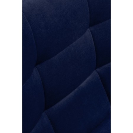 Hilly stool for metal/velor, black/blue 43x42x93 cm-6
