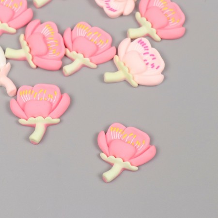 Decor for creativity plastic "Blocked tulip" set 10 pcs mix-1