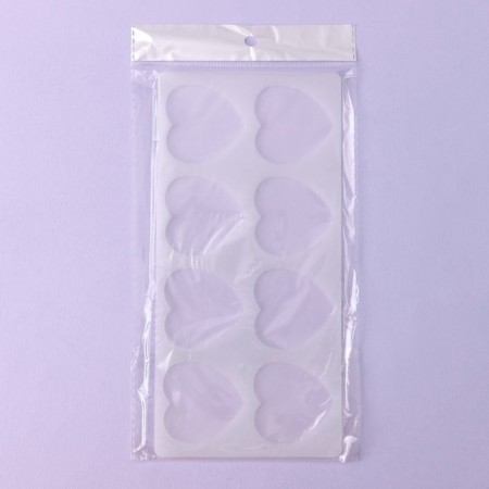 Chocolate form "hearts", silicone, 8 cells, 23.5 × 11.5 × 0.3 cm, the color is transparent-3