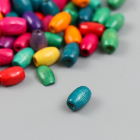 Beads for creativity tree "Multi -colored risins" 0.6x0.6x1 cm set of 20 g-1