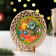 Souvenir plate "Happy New Year!", Lamination, d = 130mm