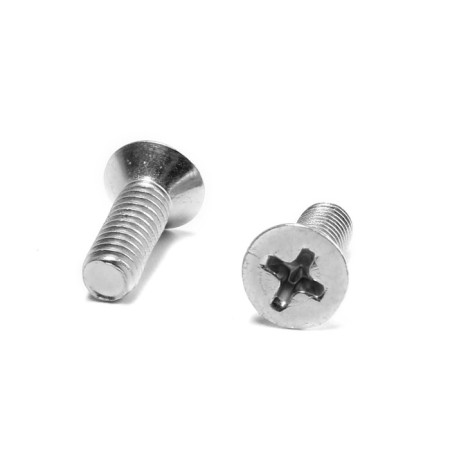 Screw, secret, galvanized, din965, m4x12 mm, 2000-2