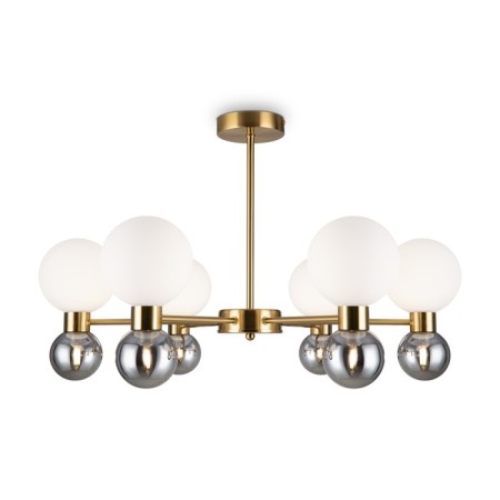 Freya FR5394CL-12BS Bony, 660x660x410 mm ceiling lamp, G9, 12x25W, brass color-4