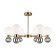 Freya FR5394CL-12BS Bony, 660x660x410 mm ceiling lamp, G9, 12x25W, brass color