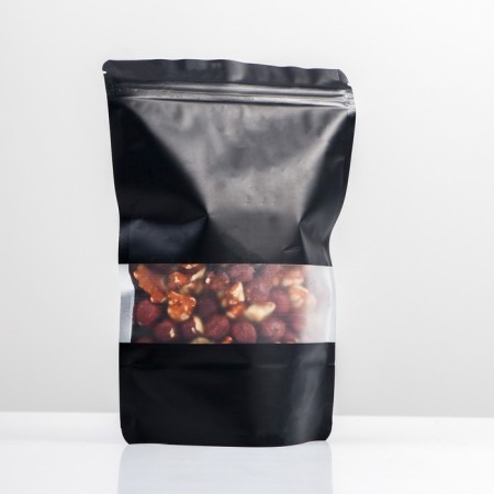 Pack Doy-Pak, matte, black with a window, 14 x 20 x 4 cm-1