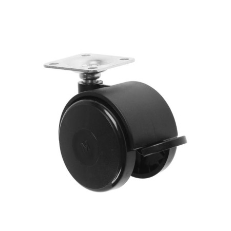 The support of the wheel tundra, with a site, d = 50 mm, h = 65 mm, with a latch, plastic, 1 pc.