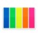Bookmarks with adhesive edge plastic 12x45 mm, Erichkrause "Neon", 125 sheets 5 colors