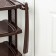 Shelf for shoes with a spoon, 4 tiers, 50 × 32.5 × 72 cm, brown color