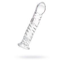 Unrealistic phallimitator Sexus Glass, glass, transparent, 16.5 cm