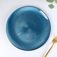 Black dining plate 