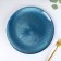 Black dining plate "Rimini", d = 27 cm, blue color