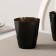 A glass of Dolyana "Crystal", 200 ml, black color, fluorescent