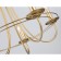 Suspended chandelier Ambrella TR9615/5 CGD, E14, 5x40W D530x770 mm, black