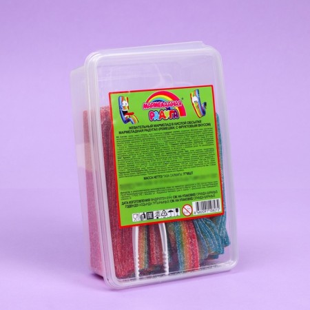 Marmalade ribbons "marmalade rainbow" straps in an acidic sprinkle, 7 g