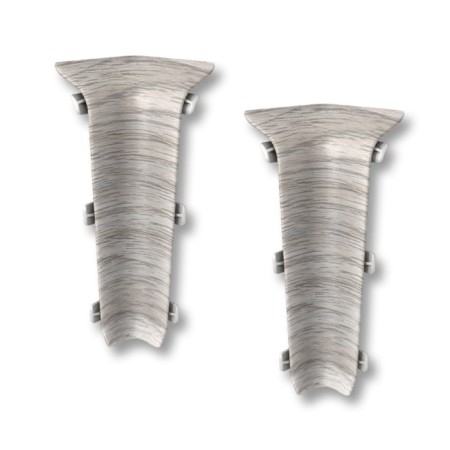 Inner lexide angle 80mm oak iceberg (2pcs/blister)
