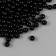 A set of beads "Pearls" D 6 mm, 250 gr, black