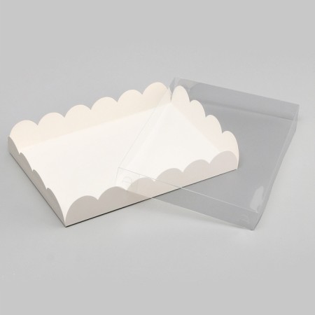 White cookie box, 25 x 18 x 4 cm-3