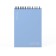 Notepad for spirals A6 80 sheets, cage, Erichkrause, "Symbol" Plastic Cover Silkography, Bloc Offset Beliac 100% Blue