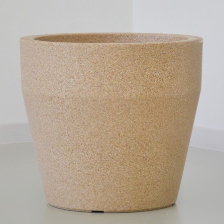 Kashpo for flowers "Chalice" 58x52 cm, 90 l, color sand granite
