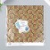 Scrapbooking paper bilateral "Color Geometry" density 180 g 15.5x17 cm