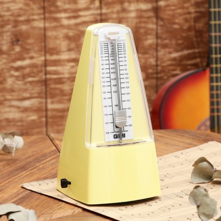 Mechanical GLEAM metronone, yellow, 40-408 beats per minute, 21 x 10 x 12 cm,-6