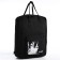 Backpack school textile Anime, 38x27x13 cm, black color