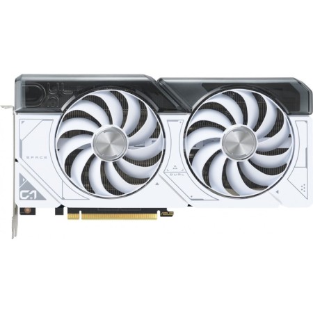 The ASUS PCI-E 4.0 Dual-RTX4070-O12G-WHITE NVIDIA GEFORCE RTX 4070 12288MB 192 GDDR6X 10044